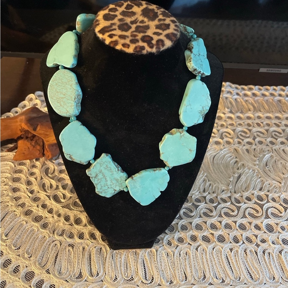 Turquoise Statement Necklace